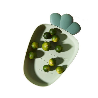 2 pcs Fruit Bowls， Snack Tray Living Room Melon Seeds Cute Candy Tray Household Dried Fruit Tray Coffee Table Plastic