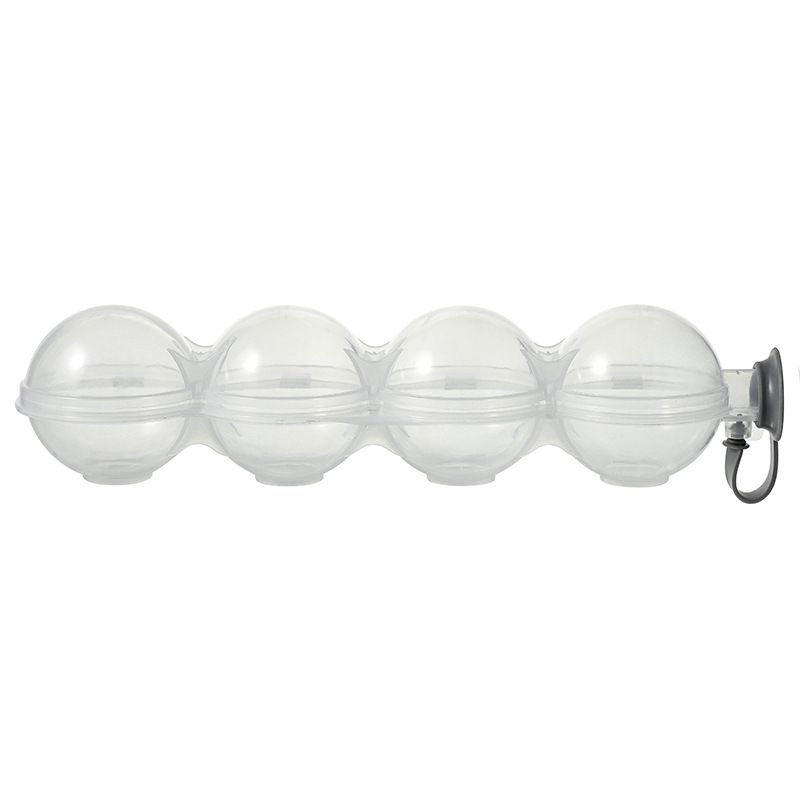 4 Cavity Ice Ball Mold Transparent DIY Plastic Round Ice Cube Maker Mold Bar Party Supplies Ice Ball Maker