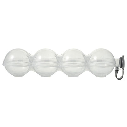4 Cavity Ice Ball Mold Transparent DIY Plastic Round Ice Cube Maker Mold Bar Party Supplies Ice Ball Maker
