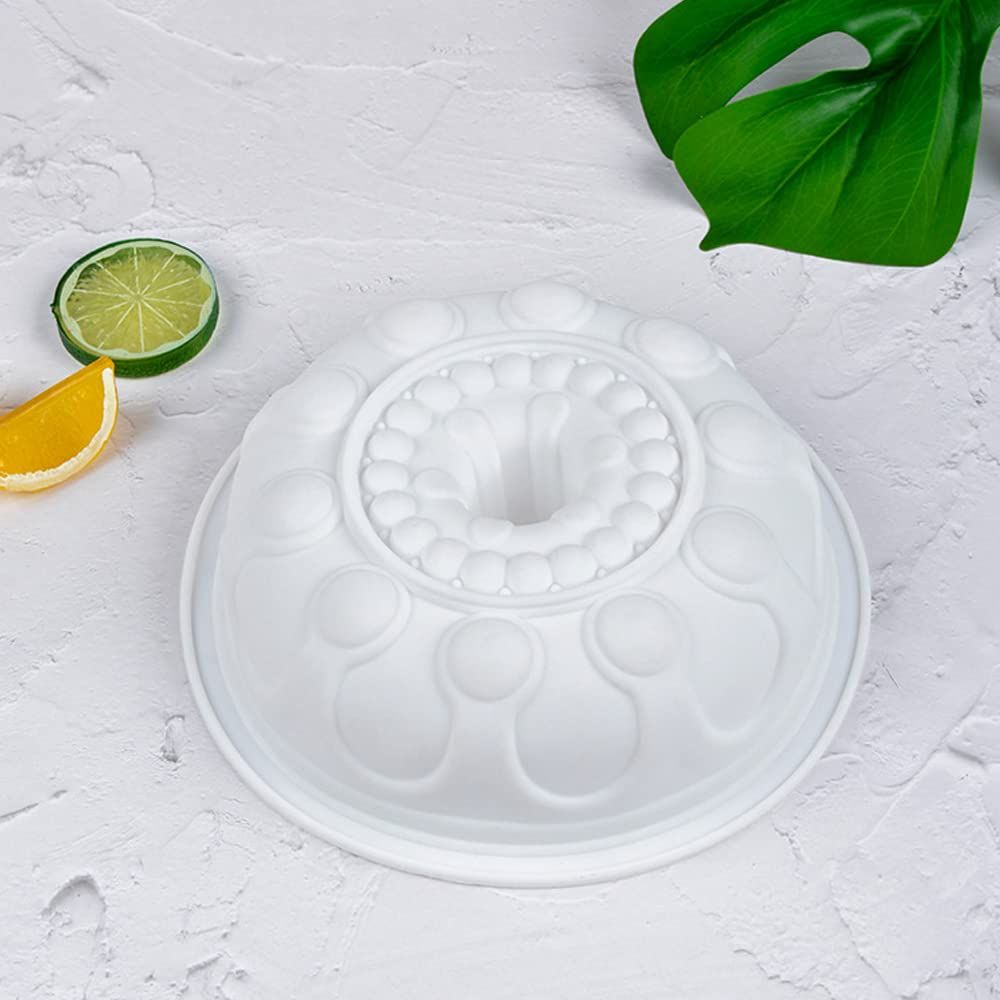 Hollow Round Silicone Cake Mold Cirlce Chiffon Mousse Cakes Baking Molds Bread Dessert Chesecake Jelly Making Moulds Non-Stick