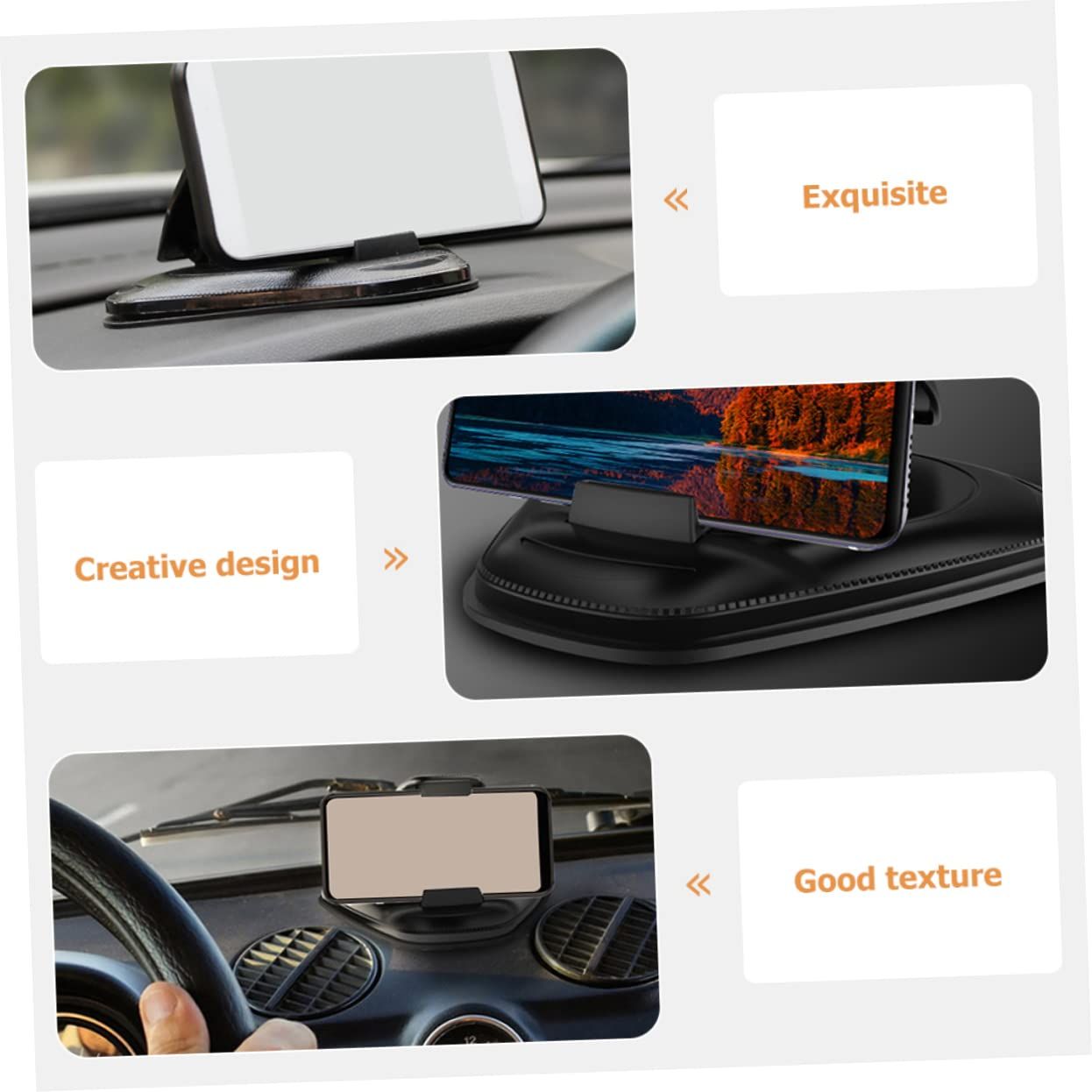 Car Phone Holder Phone Navigation Holder Car Accessory Vehicle Phone Holder Car Phone Mount Phone Bracket Mobile Phone Stand