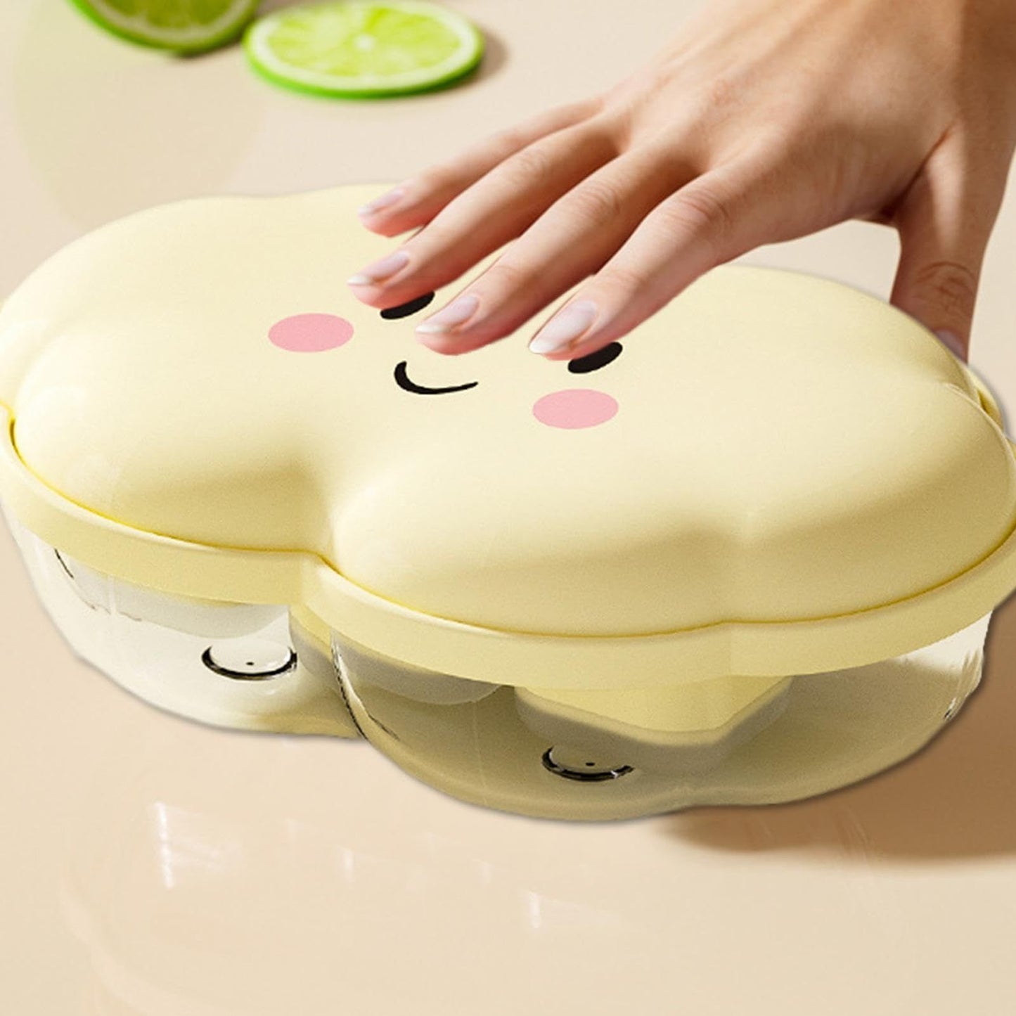 Silicone Ice Box, Kitchen Storage Box, Cloud Shape Mold, Cute Kitchen Gadget Mold, Ice Maker Tray, Leakproof Lattice