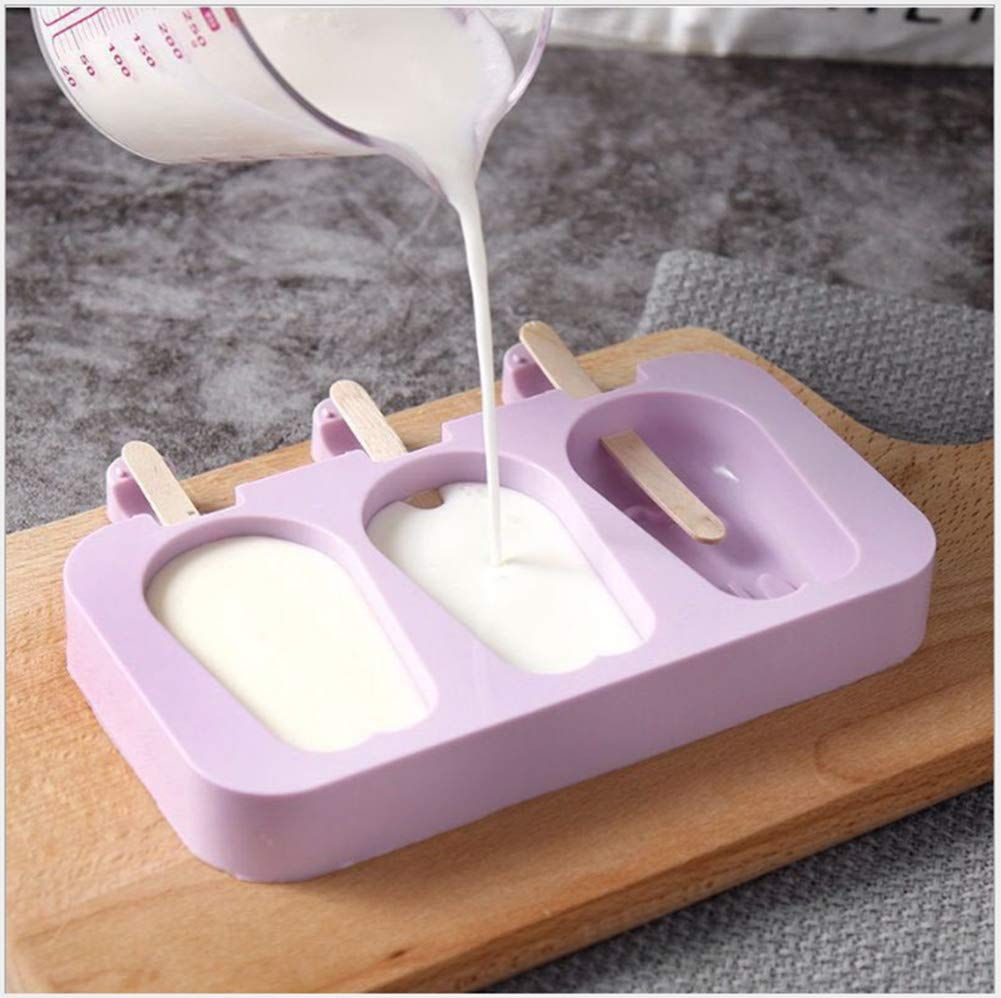 Popsicles Molds, Popsicle Maker Mold Set, Popsicles Molds with Stick, BPA Free Mini Homemade Popsicle Molds for Baby Kids