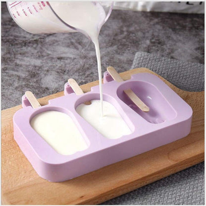 Popsicles Molds, Popsicle Maker Mold Set, Popsicles Molds with Stick, BPA Free Mini Homemade Popsicle Molds for Baby Kids