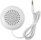 Pillow Speaker, Portable 3.5mm Mini Pillow Stereo Outdoor Speaker Player etc,Fine workmanship and exquisite appearance.- White