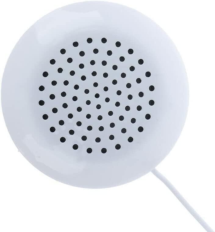 Pillow Speaker, Portable 3.5mm Mini Pillow Stereo Outdoor Speaker Player etc,Fine workmanship and exquisite appearance.- White