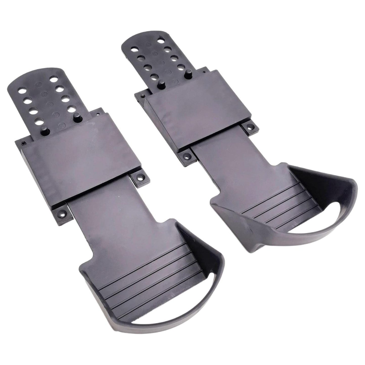 2Pcs Rowing Machine Pedals Portable Universal Practical Easy to Install Elliptical Machine Pedals Foot Pedals for Home Workout