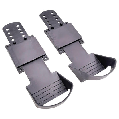 2Pcs Rowing Machine Pedals Portable Universal Practical Easy to Install Elliptical Machine Pedals Foot Pedals for Home Workout