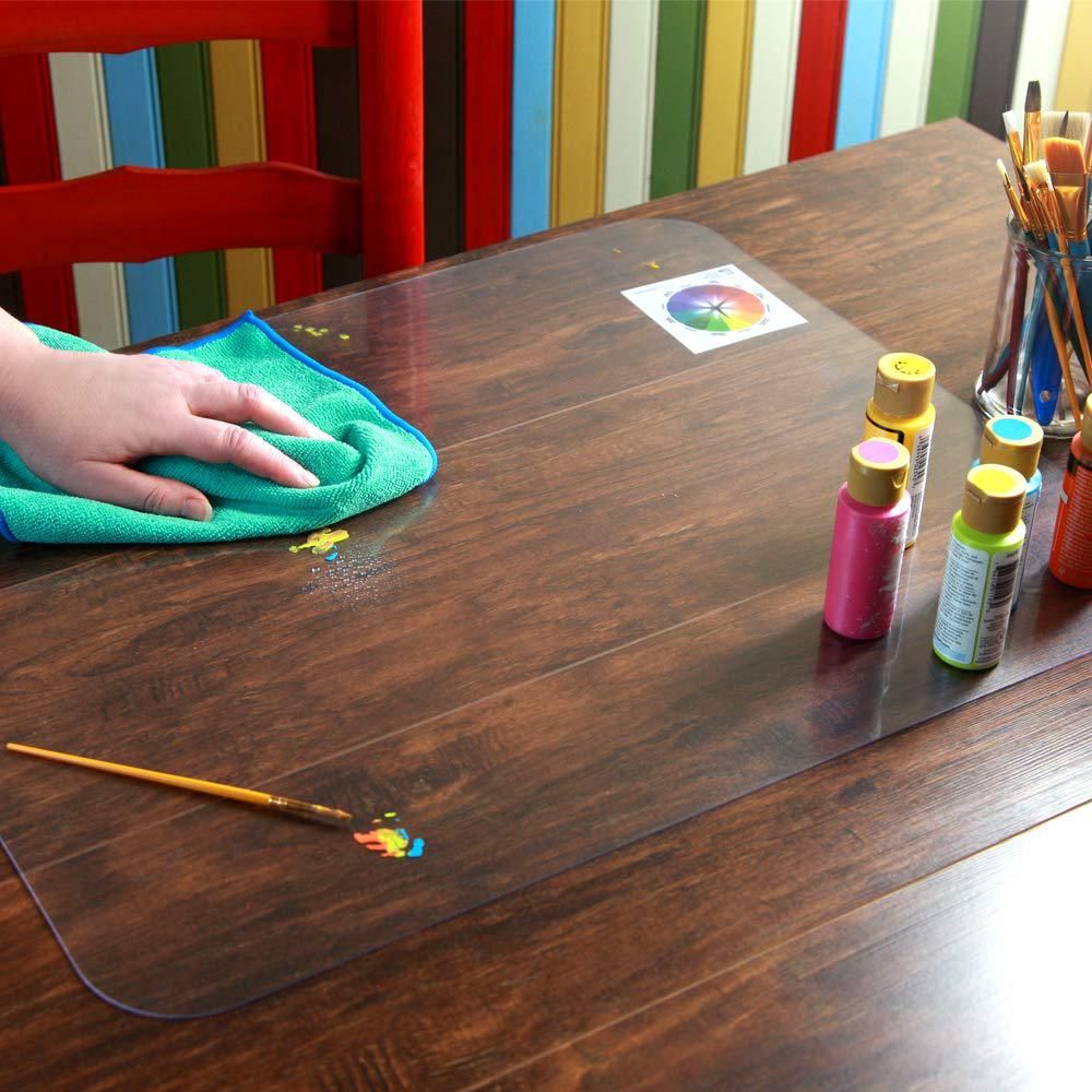 Transparent plastic dining table protective cover, tablecloth, table mat, wooden furniture, dining table cloth