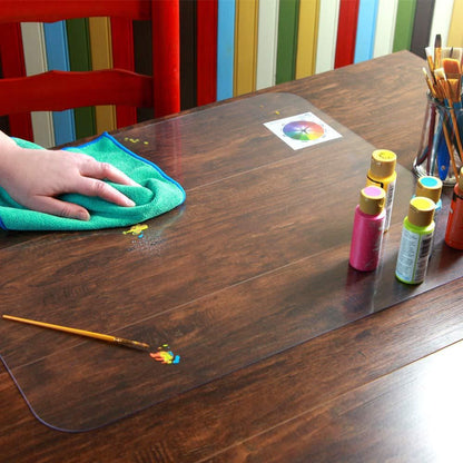 Transparent plastic dining table protective cover, tablecloth, table mat, wooden furniture, dining table cloth