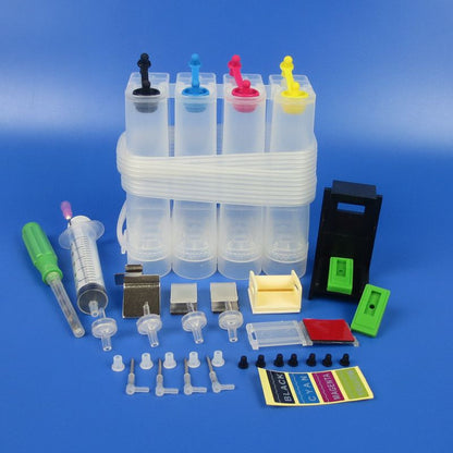 Continuous Ink Supply System for Inkjet Printer Universal Colors Refill DIY Kits Ink for Tank Replacement forCanon Print