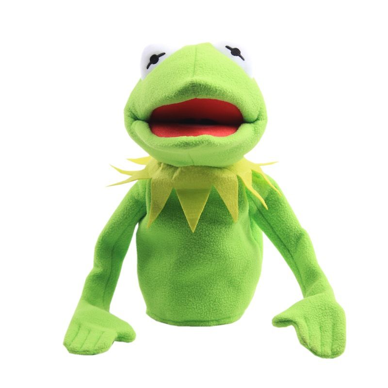 Frog Hand Puppet, Frog Plush,The Muppets Show, Soft Puppet Doll Suitable The Frog Plush Puppet Soft Stuffed Plushie Figure Kids