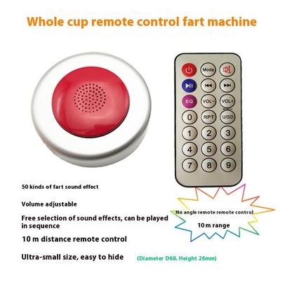 Fart Machine with Remote Fart Noise Maker Funny Fart Sound Machine Controlled Fart Toys Prank Toys for Party(Silver,Red)