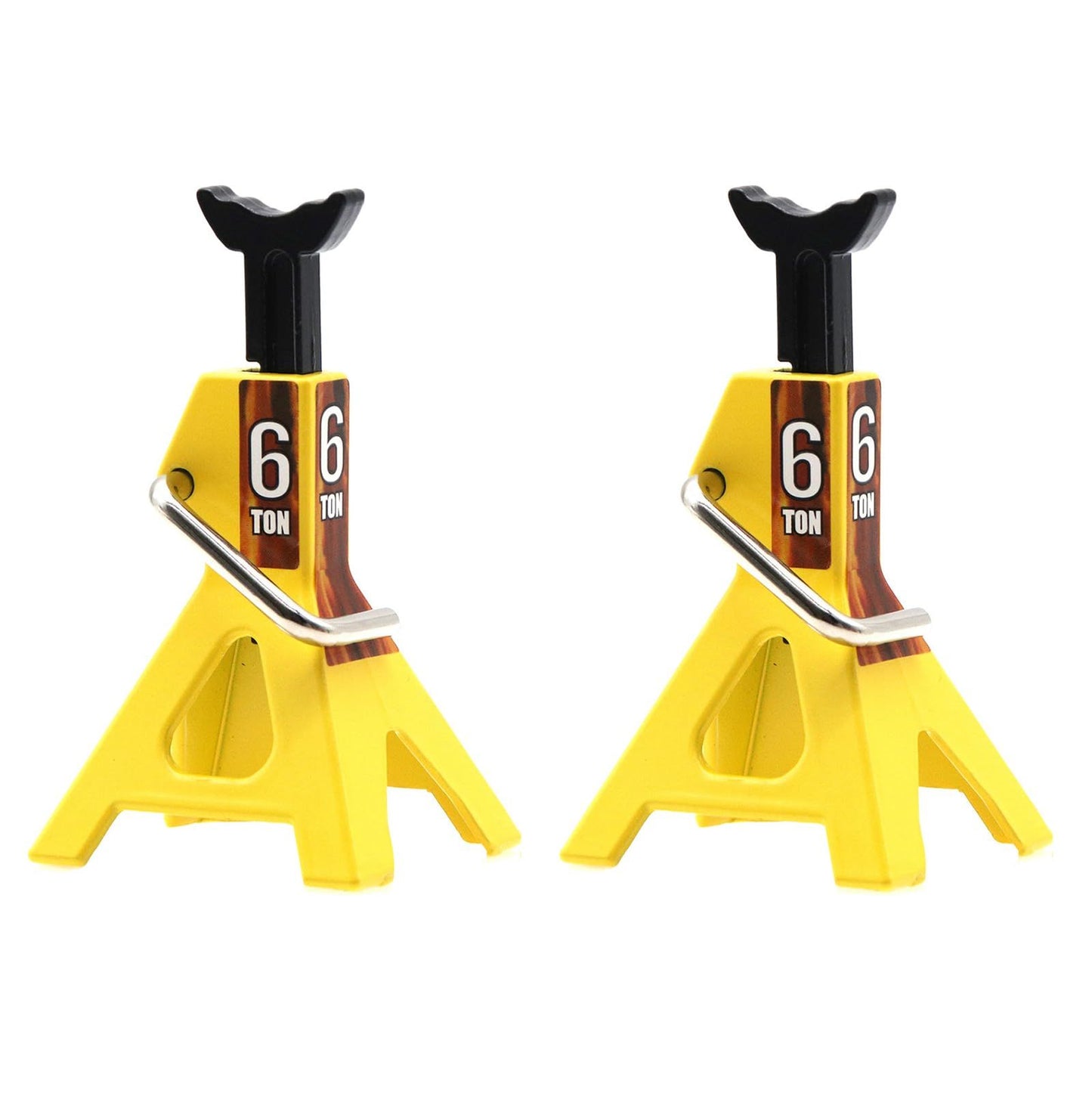 4pcs，Simulated jack bracket - a simulated lifting pair used for remote control of tire replacement in toy cars and trucks