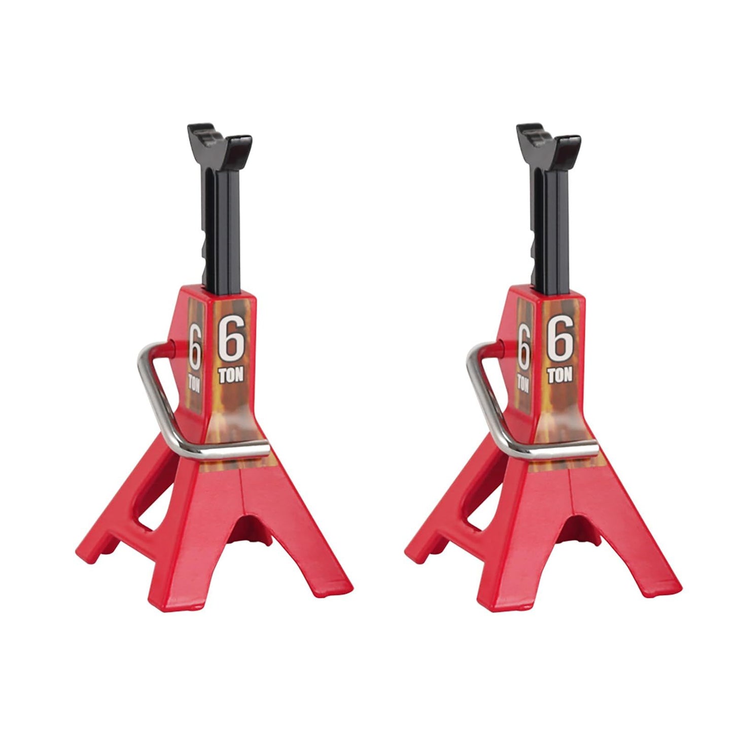 4pcs，Simulated jack bracket - a simulated lifting pair used for remote control of tire replacement in toy cars and trucks