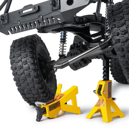 4pcs，Simulated jack bracket - a simulated lifting pair used for remote control of tire replacement in toy cars and trucks