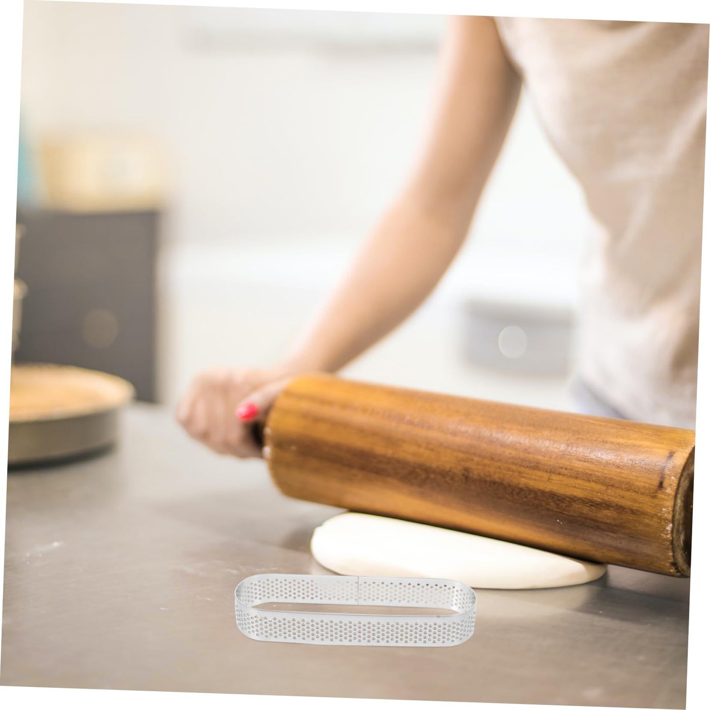 Stainless steel tower ring multifunctional baking mold cake baking ring stainless steel cake ring mousse ring household