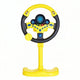 Steering Wheel Driving Toy, Simulated Steering Wheel for Kids, Electric Car Steering Wheel Toys, Simulation Copilots , (Yellow)