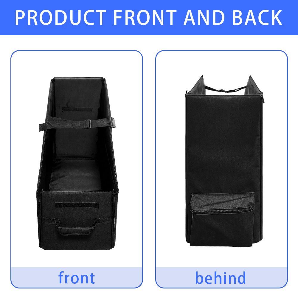 Folding Bicycle Storage Box Car Trunk Storage Box Foldable Bike Storage Container,29 x 58 x 58 cm