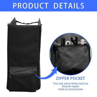 Folding Bicycle Storage Box Car Trunk Storage Box Foldable Bike Storage Container,29 x 58 x 58 cm