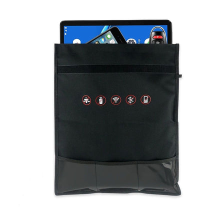 RFID Signal Blocking Bag Shielding Cage Pouch Wallet Case for Cell Phone Privacy Protection, Anti-Spying Pouch (Large)