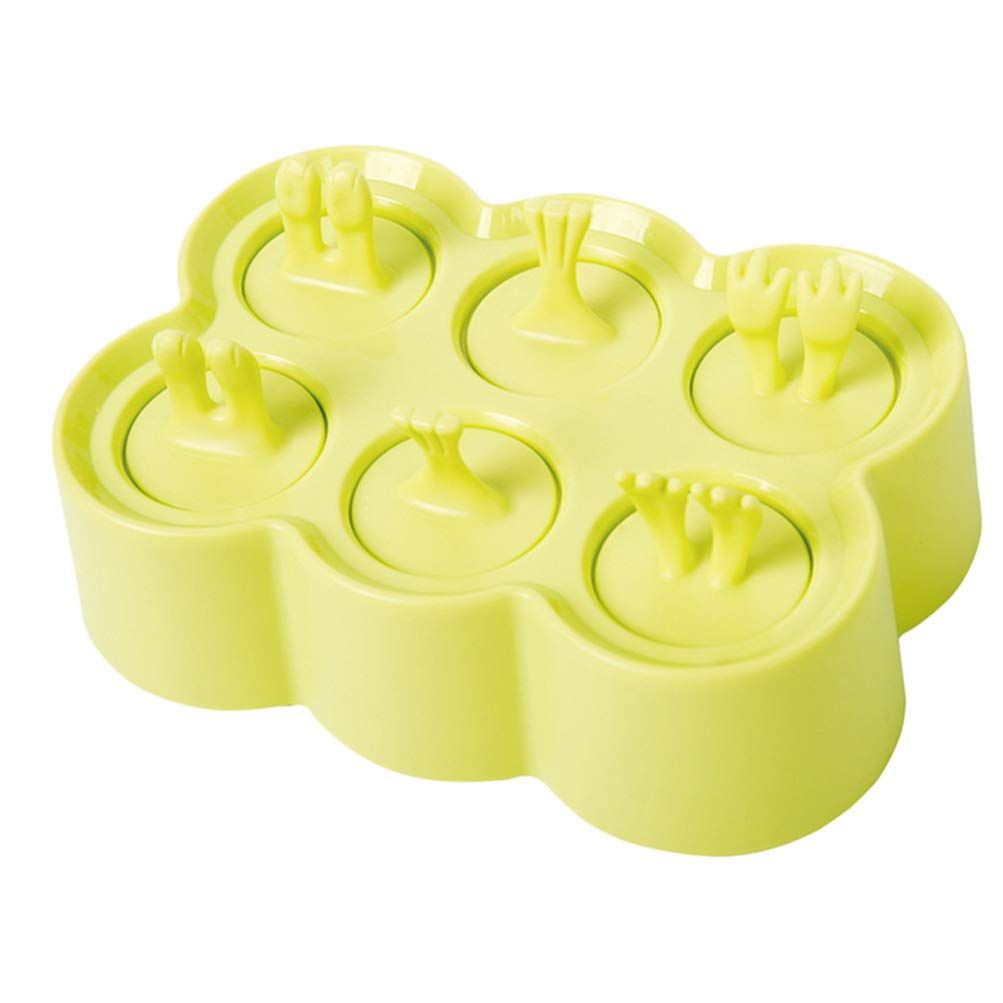 Mini Popsicles Molds for Kids Baby Cute Animal Shapes 6 Pieces Ice Pop Maker BPA Free Silicone Ice Cream Making Homemade