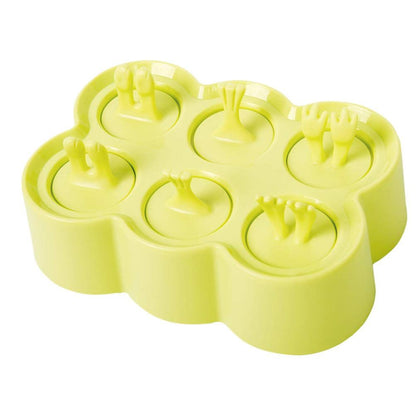 Mini Popsicles Molds for Kids Baby Cute Animal Shapes 6 Pieces Ice Pop Maker BPA Free Silicone Ice Cream Making Homemade