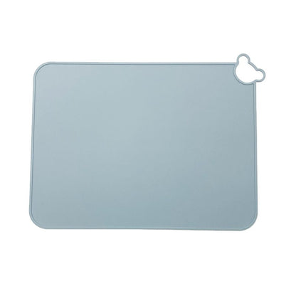 5PC Silicone Placemats for Baby Kids, Food Grade Non-Slip Eating Table Mats Portable Toddler Placemats for Dining Table
