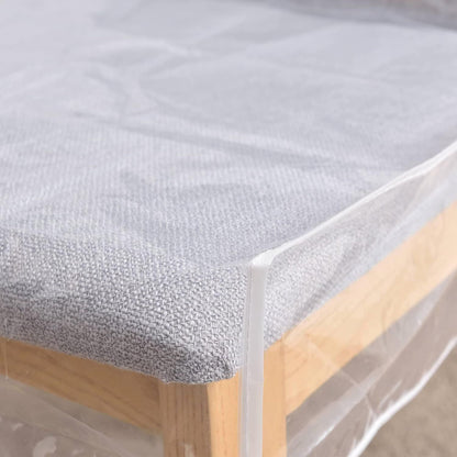 Dining Room, Waterproof Clear Seat Chair Protector Cover with Backrests, Protect The Chair from Stains,