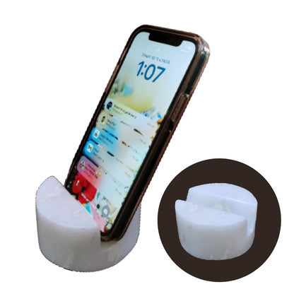 LuxurMarble Cell Phone Stand Holder for Cellphone Tablet Heavy Solid Real Stone Mobile Phone Stands