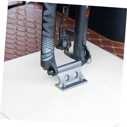 Bicycle Fork Mount Bike Block Fork Mount Front Wheel Fork Fixing Holder Cycling Fork Rack Accessories for Travel Carrying