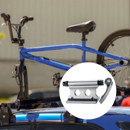 Bicycle Fork Mount Bike Block Fork Mount Front Wheel Fork Fixing Holder Cycling Fork Rack Accessories for Travel Carrying