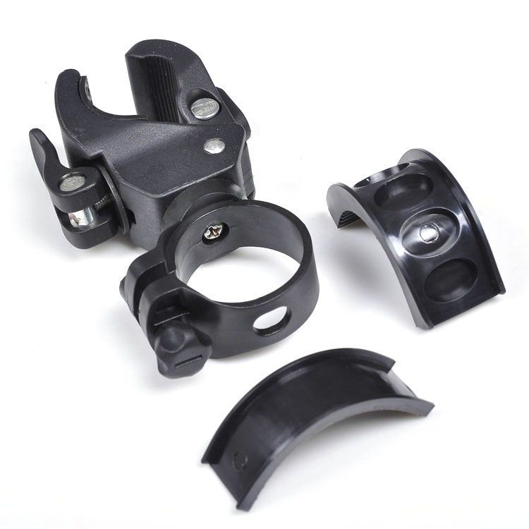 Universal Flashlight Bike Mount Bike Handlebar Light Holder Cycling Torch Mount 360 Degrees Rotation Bicycle Lamp Holder