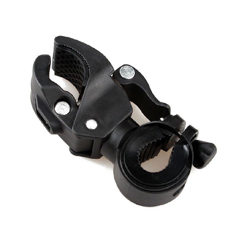 Universal Flashlight Bike Mount Bike Handlebar Light Holder Cycling Torch Mount 360 Degrees Rotation Bicycle Lamp Holder