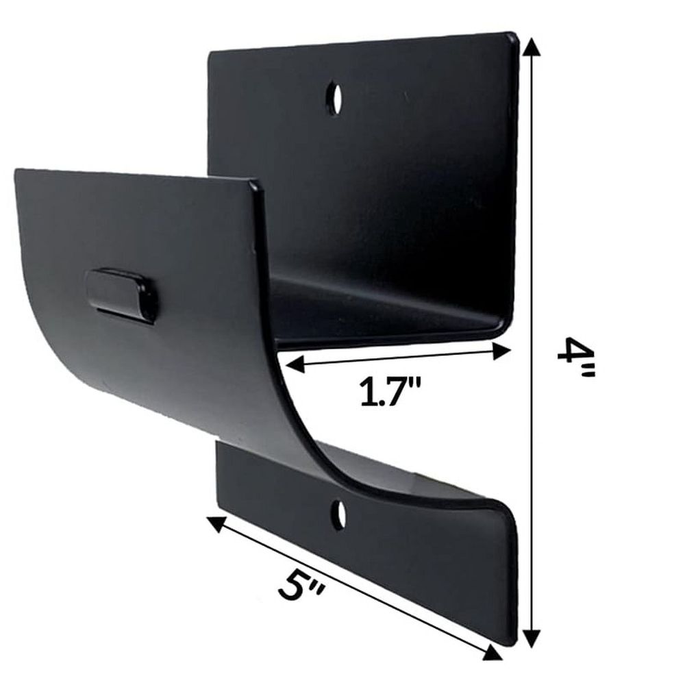 Heavy-Duty Ladder Hanger-Wall Mount Ladder Hooks for Ladder Storage-Wheelbarrow Hangers for Garage Wall-4 Pack