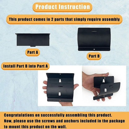 Heavy-Duty Ladder Hanger-Wall Mount Ladder Hooks for Ladder Storage-Wheelbarrow Hangers for Garage Wall-4 Pack