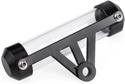 Motorcycle Holder, Universal Motorcycle Motorbike Secure Tax Disc Tube Cylindrical Holder Frame Waterproof & Pratical(Black)