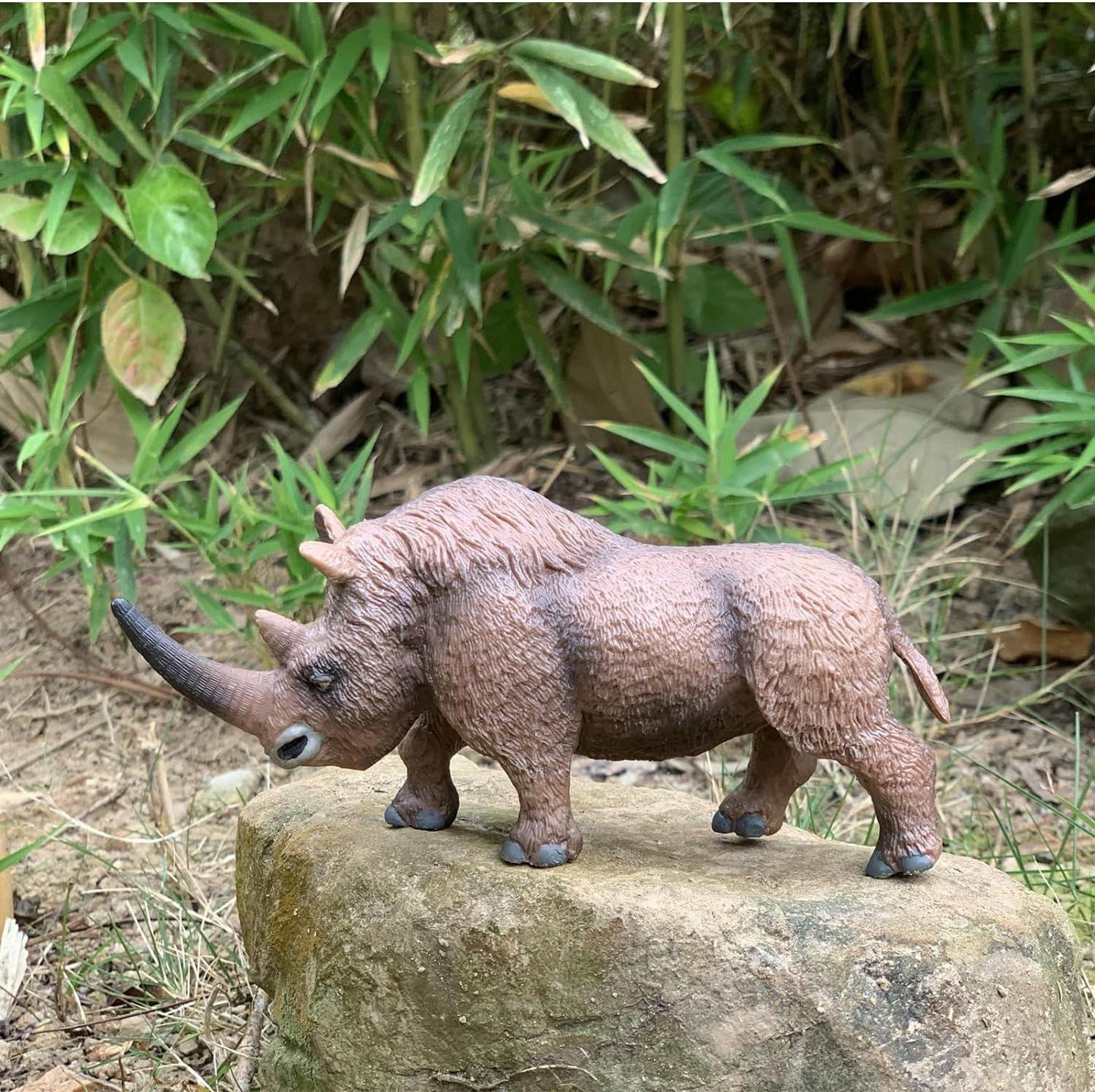Ancient Creatures Rhino Animal, Woolly Rhinoceros Animal Toys, Educational Props Party Like Cake Toppers Decorative Toys