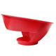 Anti-Soggy Cereal Bowl, Never Soggy Cereal Bowlm, Reusable Snack and Dip Bowls, BPA-Free Divided Bowls for Kids and Adults (red)