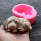 3D Dog Silicone Candle Molds Cute Puppy Soap Molds Chocolate Cake Baking Moulds Cake Dog Molds(1 Pcs)
