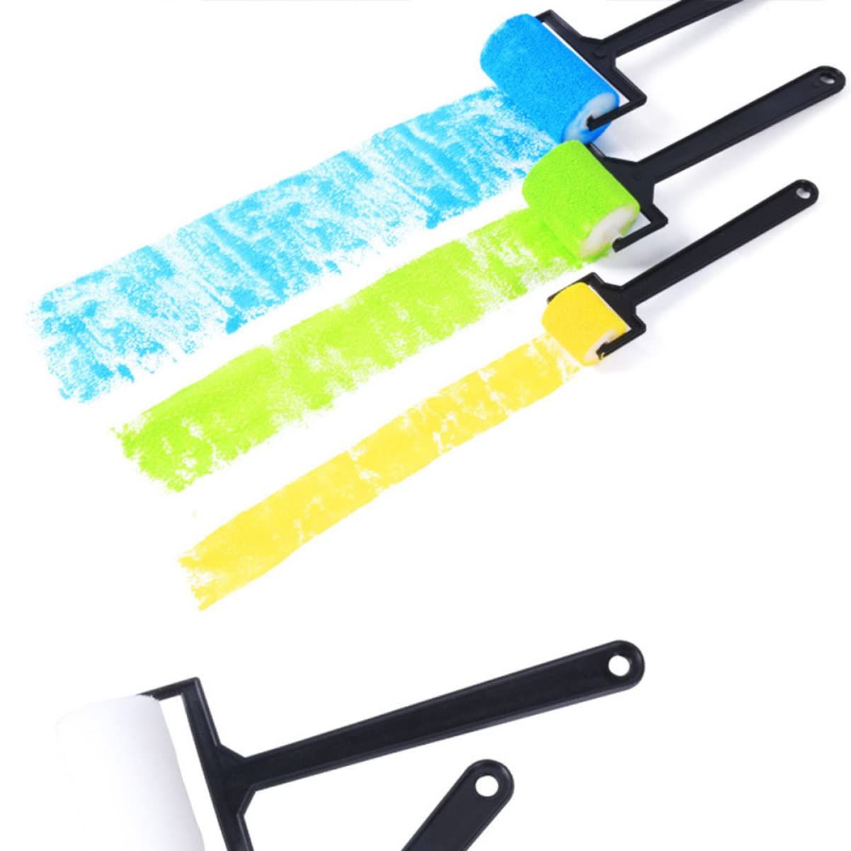Children Foam Roller Child Painting Brush Painting Tool Accessory Watercolor Kids Kits Kids Art Tools Paint Rolling Brush Kids