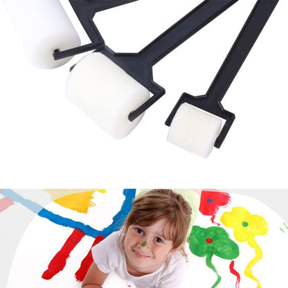 Children Foam Roller Child Painting Brush Painting Tool Accessory Watercolor Kids Kits Kids Art Tools Paint Rolling Brush Kids