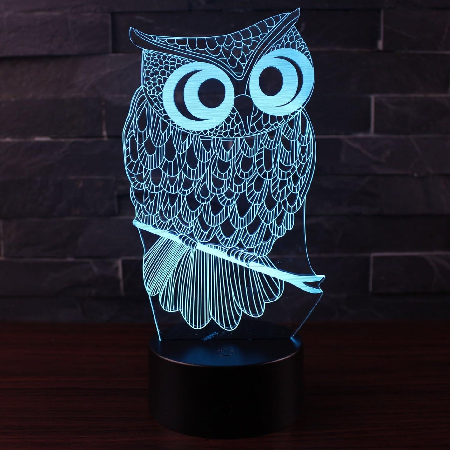 Owl Night Light Owl 3D Illusion Lamp Optical Illusion Lamp 3D Owl Eagle Night Birthday Gift Kids Night Lights Light Bedroom