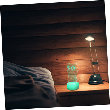 Owl Night Light Owl 3D Illusion Lamp Optical Illusion Lamp 3D Owl Eagle Night Birthday Gift Kids Night Lights Light Bedroom