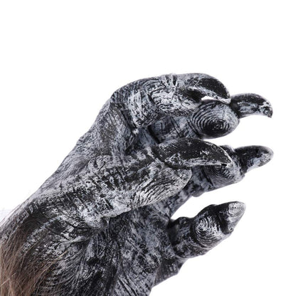 Halloween Costume Animal Paw Gloves Hairy Bear Wolf Gorilla Monster Claws Role Play Themed Party Costume Gloves