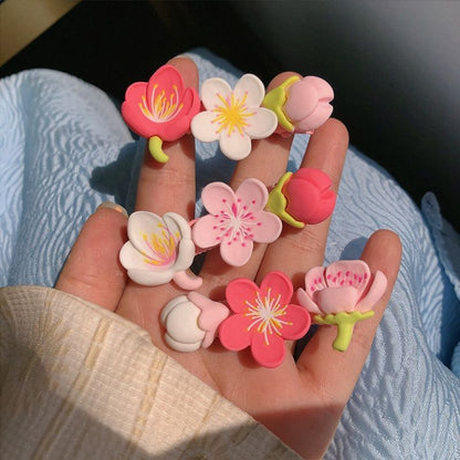3PCS Cute Hair Clips Fashion Girls Hair Accessories Flower Lovely Barrettes Set Non-slip Metal Snap Pins for Girls Kids
