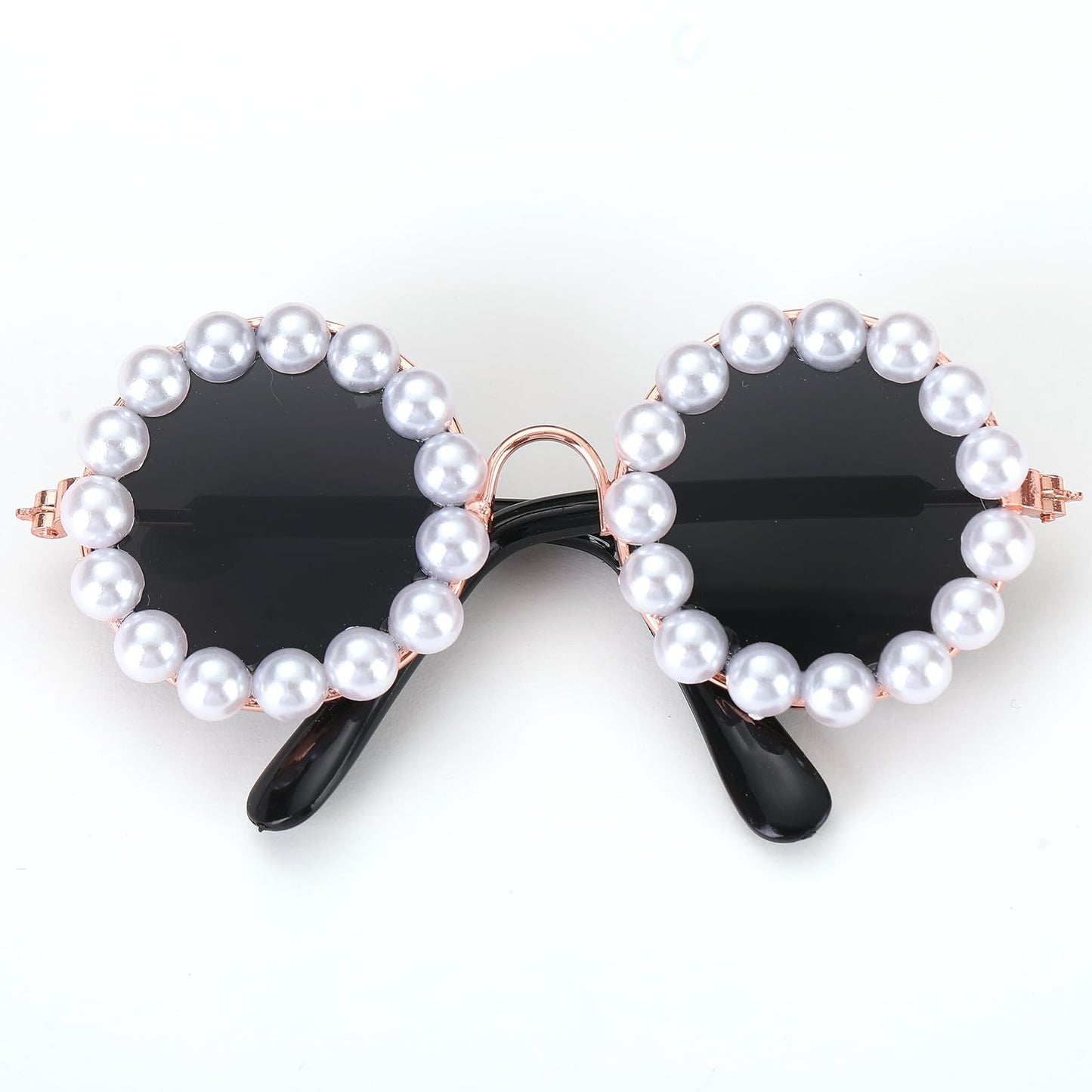Cute Dog Sunglasses Pearl Dog Sunglasses Small Medium Breed Girl Holiday Party Dog Costume Accessories