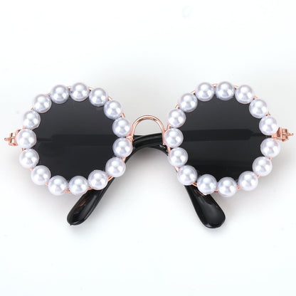 Cute Dog Sunglasses Pearl Dog Sunglasses Small Medium Breed Girl Holiday Party Dog Costume Accessories