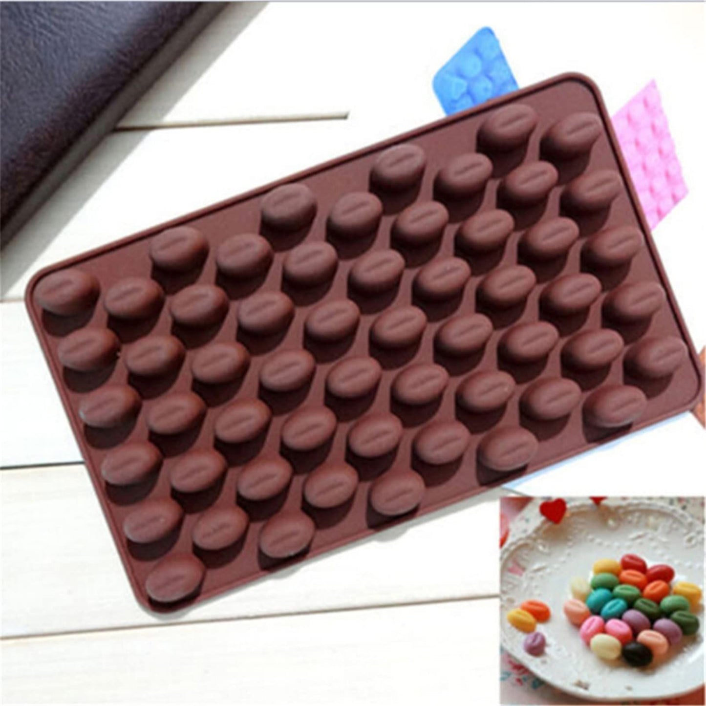 Chocolate Mold Candy Making Molds Cute Silicone Baking Mould Ice Cube Tray Mini Pudding Maker Dining