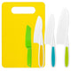 5 Pcs Kids Cooking Sets Real, Montessori Kitchen Tools, Kids Knife Set for Real Cooking, 4 Pcs Children's Safety Cooking Knives